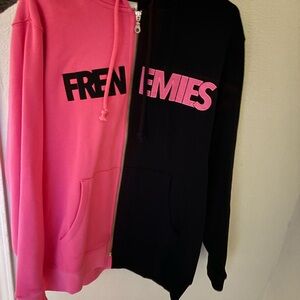Teddy Fresh Pink and Black Hoodie